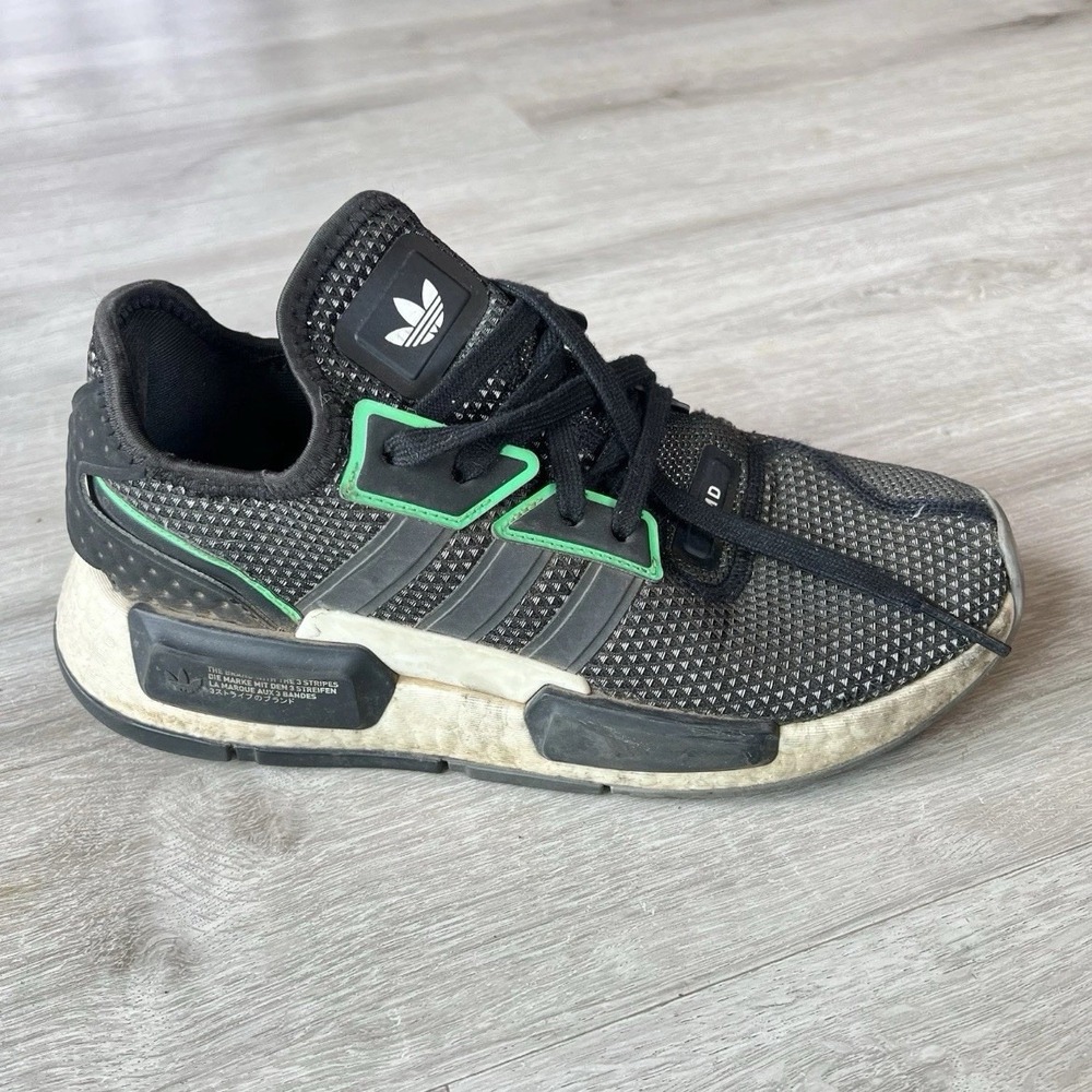 Adidas X_PLR Black Green Athletic Sneakers Womens Size 7 Shoes Casual Low Top